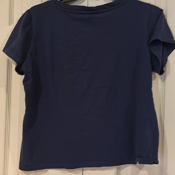 Forever 21 Euth Purpose Navy cotton VNeck tee Sz XS - Picture 7 of 12